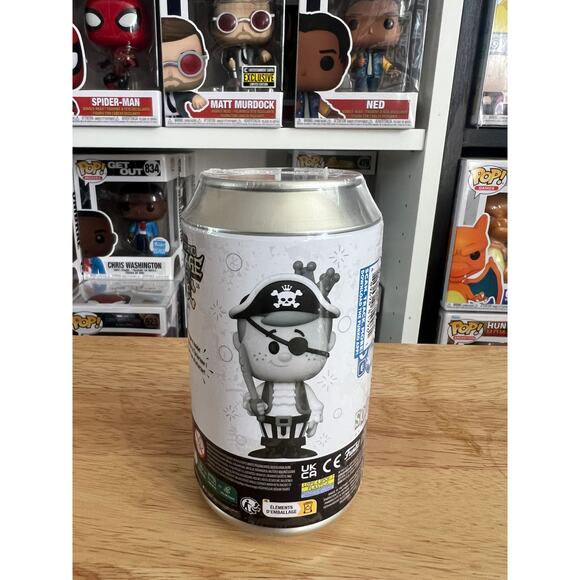 ONLY 3000 PIECES LIMITED EDITION BLACK WHITE Pirate Freddy Funko Soda Funtastic - Picture 2 of 2
